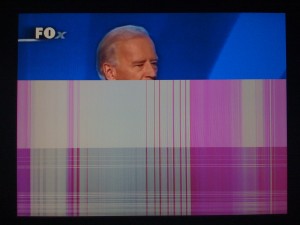 Westinghouse 32" LCD I think Biden looks better this way-- but I'd rather the TV work.