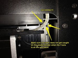 Incorrect Cable Routing